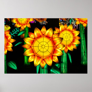 Sonnenflare Sonnenblumen Poster