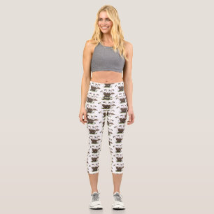 Sonnengeier Spaß Cartoon Capri Leggings