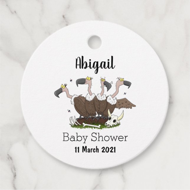 Sonnengeier Spaß Cartoon Geschenkanhänger (Vorderseite)