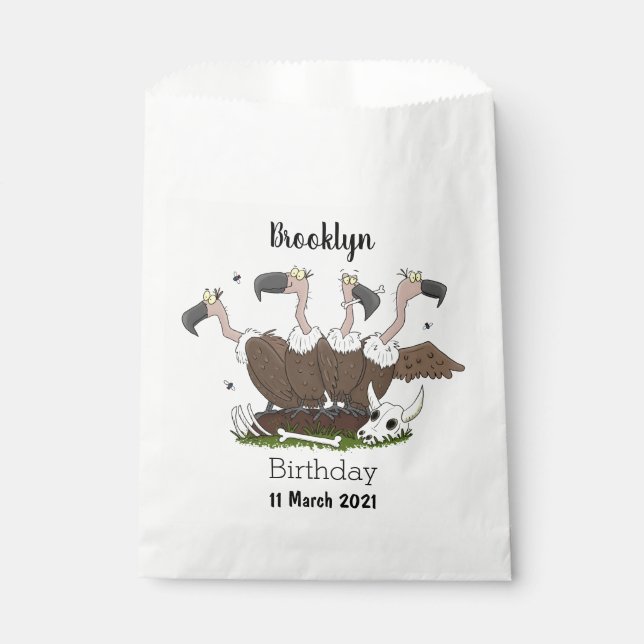 Sonnengeier Spaß Cartoon Geschenktütchen (Vorderseite)