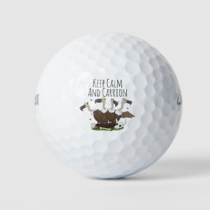 Sonnengeier Spaß Cartoon Golfball