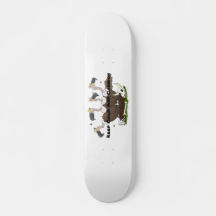 Sonnengeier Spaß Cartoon Skateboard