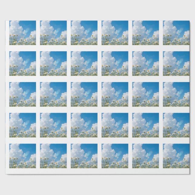 Sonnengeküsste Blütenblätter Geschenkpapier (Saum)