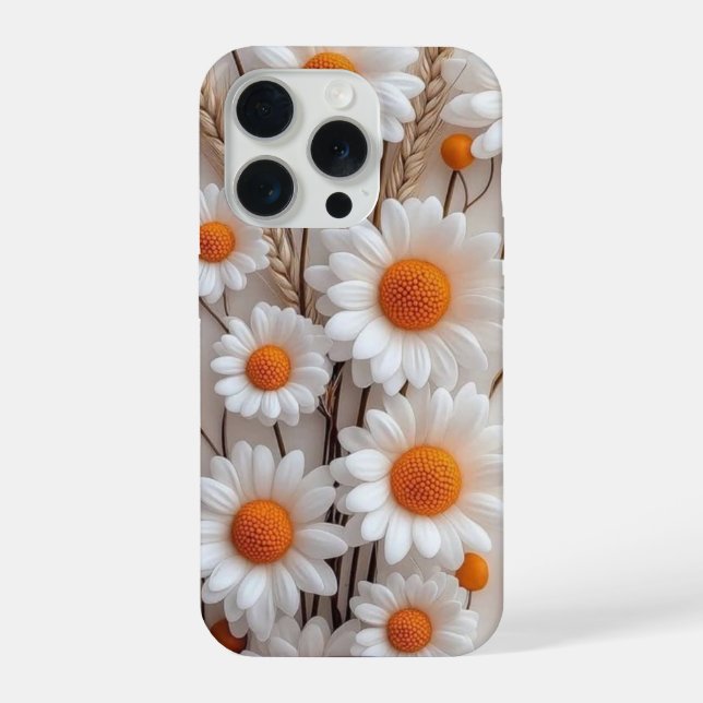 Sonnengeküsste Florale Pracht iPhone Hülle (Rückseite)