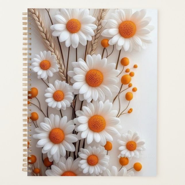Sonnengeküsste Florale Pracht Planer (Vorderseite)