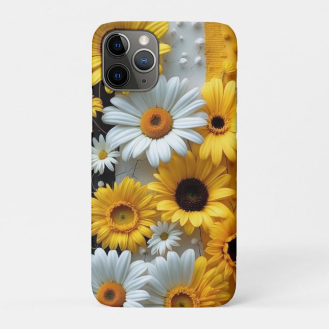 Sonnengeküsste Florale StrahlkraftiPad Smart Cover (Rückseite)