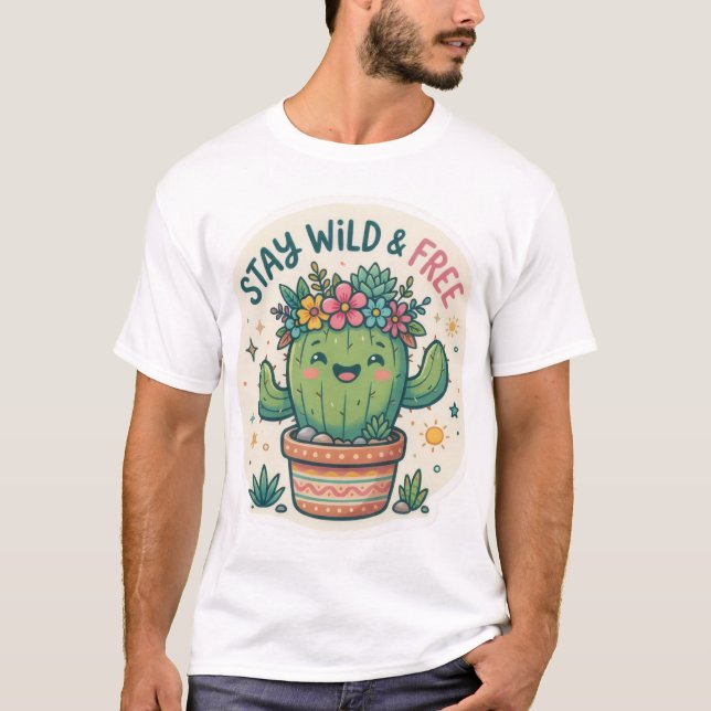 Sonnengeküsster Wanderer T-Shirt (Vorderseite)