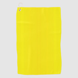 Sonnengelbes Gelb Golfhandtuch