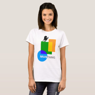 Sonnengeometrie und Pferdekomposition T-Shirt
