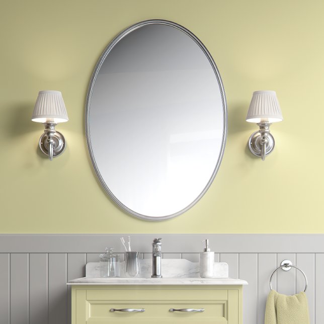 Sonnenglühen - blassgelb - Minimalistisch Tapete (Color: Sunny Glow - Pale Yellow - Minimalist Peel and Stick Wallpaper)