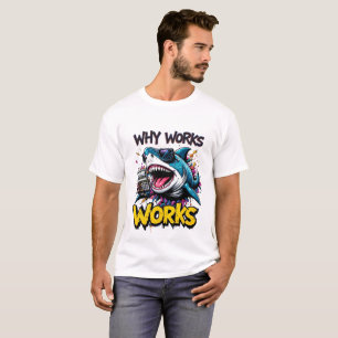 Sonnenhai mit Rechner-T - Shirt