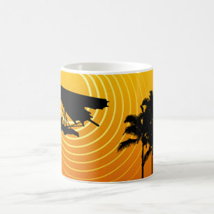 Sonnenhang-Gleitschirm Kaffeetasse