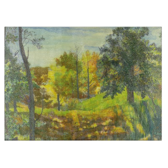 Sonnenherbst Schneidebrett (Vorderseite)