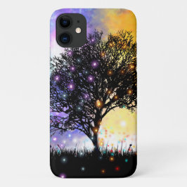 Sonnenhimmel mit schwarzer Silhouette Case-Mate iPhone Hülle