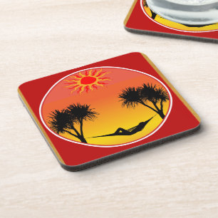 Sonnenhungrige Getränkeabdeckung Getränkeuntersetzer