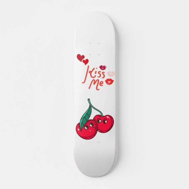 Sonnenkirschen in Liebe Skateboard (Vorne)