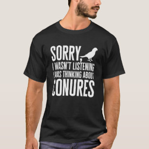 Sonnenkonure Papagei Vogel Grüne Wangenkonure T-Shirt