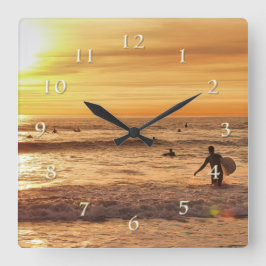 SONNENKOPFZUHAUSE QUADRATISCHE WANDUHR