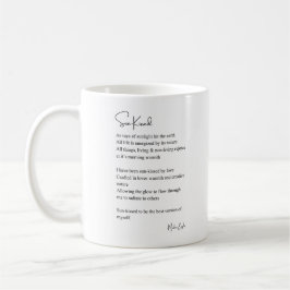 Sonnenküss Ermutigungsgedicht Kaffee Tee Tasse