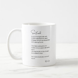 Sonnenküss Ermutigungsgedicht Kaffee Tee Tasse