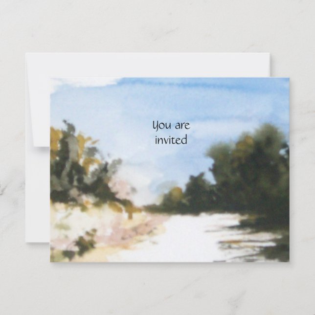 SONNENLAND IN DER Toskana Einladung (Vorderseite)