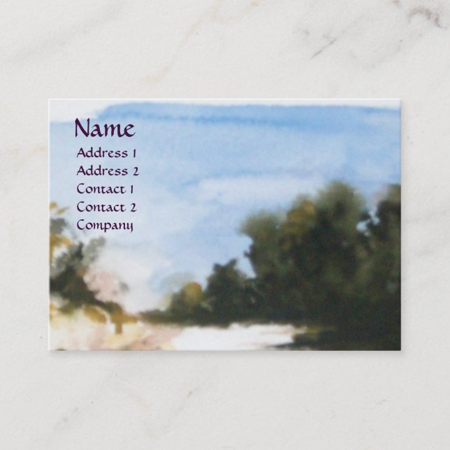 SONNENLAND IN DER Toskana Visitenkarte (Vorderseite)