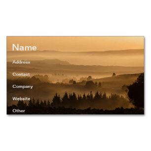 Sonnenlandschaft Magnetische Visitenkarte