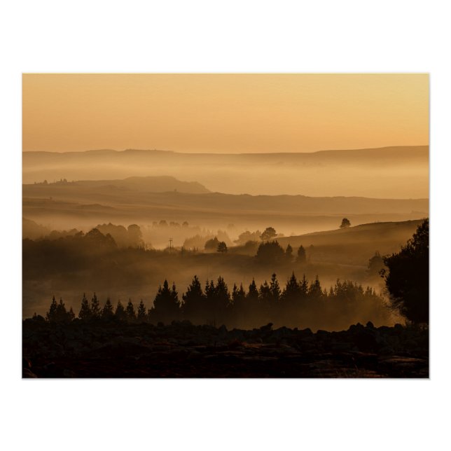 Sonnenlandschaft Poster (Vorderseite)