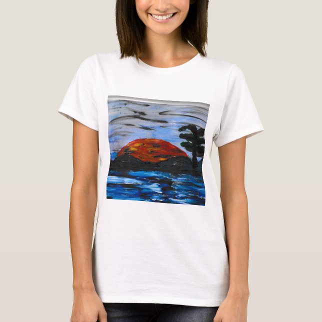 Sonnenlandschaft T-Shirt (Vorderseite)