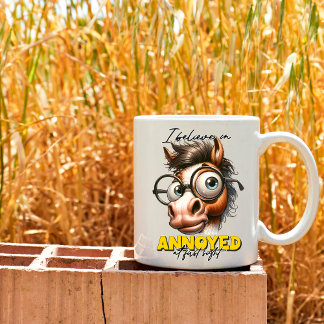 Sonnenlich sarkastische Redewendungen auf den erst Kaffeetasse