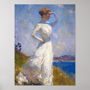 Sonnenlicht, 1909 von Frank Weston Benson Poster