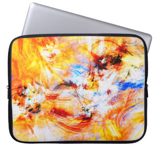 Sonnenlicht. Abstrakte, schöne, bunte, helle Kunst Laptopschutzhülle