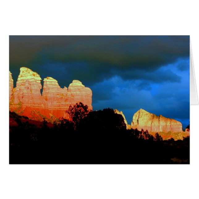 Sonnenlicht auf dem Steamboat Rock (Vorderseite (Horizontal))