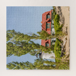 Sonnenlicht auf Point Betsie Lighthouse Puzzle