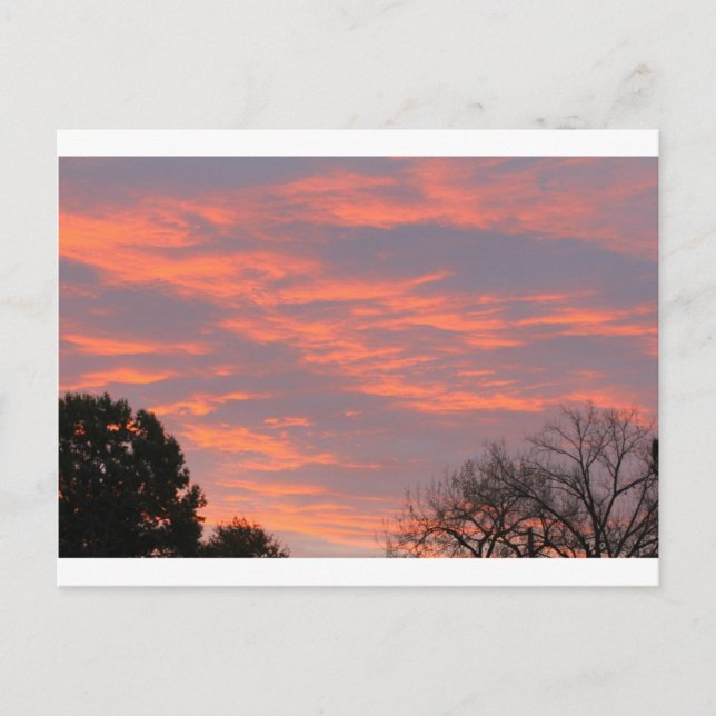 Sonnenlicht auf Wolken, Ohio Postkarte (Vorderseite)