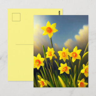 Sonnenlicht Blüten: Goldene Düfte in vollen Ruhm Postkarte