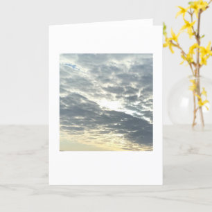 Sonnenlicht durch die Wolken Karte