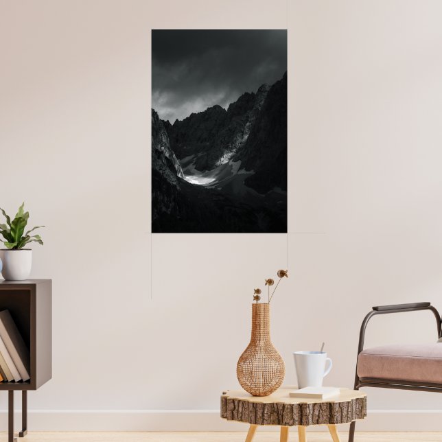 Sonnenlicht durch dunkle Wolken Poster (Wohnzimmer 3)