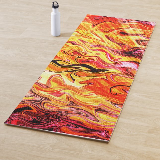 Sonnenlicht durch Flammen...... Yogamatte (Beispiel)