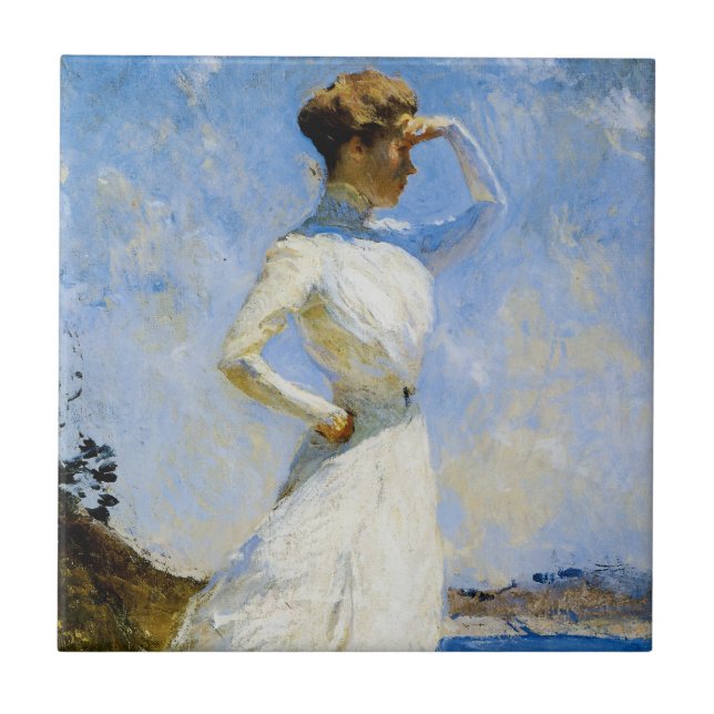 Sonnenlicht durch Frank Benson Fliese (Vorderseite)