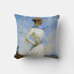 Sonnenlicht durch Frank Benson Kissen