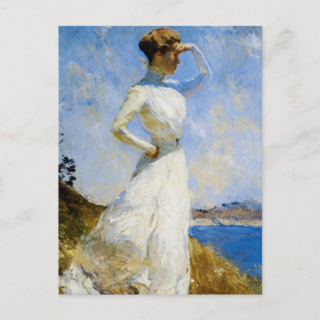 Sonnenlicht durch Frank Benson Postkarte (Vorderseite)