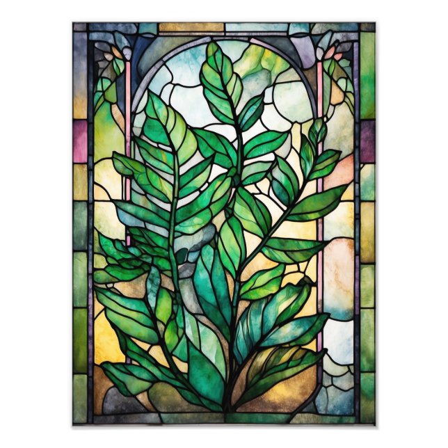 Sonnenlicht Freuden: Eine festgehaltene Glaslilie Fotodruck (Vorne)