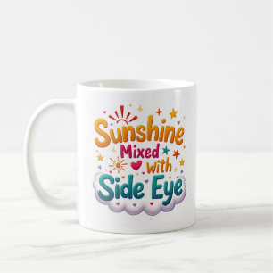 Sonnenlicht gemischt mit Seitenblick-Mug Kaffeetasse
