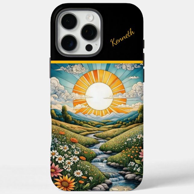 Sonnenlicht in einer Wiese Case-Mate iPhone Hülle (Rückseite)
