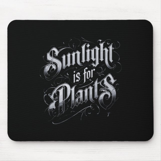 Sonnenlicht ist für Pflanzen Mousepad (Vorne)