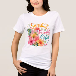 Sonnenlicht ist meine Lieblingsfarbe Limonade T-Sh Tri-Blend Shirt
