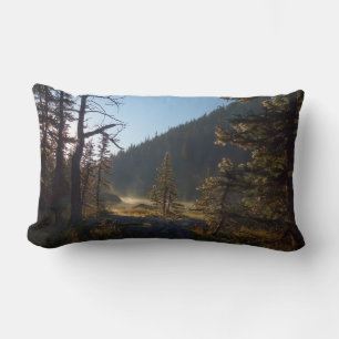 Sonnenlicht Mattierte Pine Treatments am Lago Magg Lendenkissen