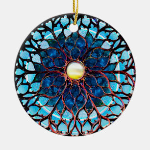 Sonnenlicht nach Sturm Keramik Ornament