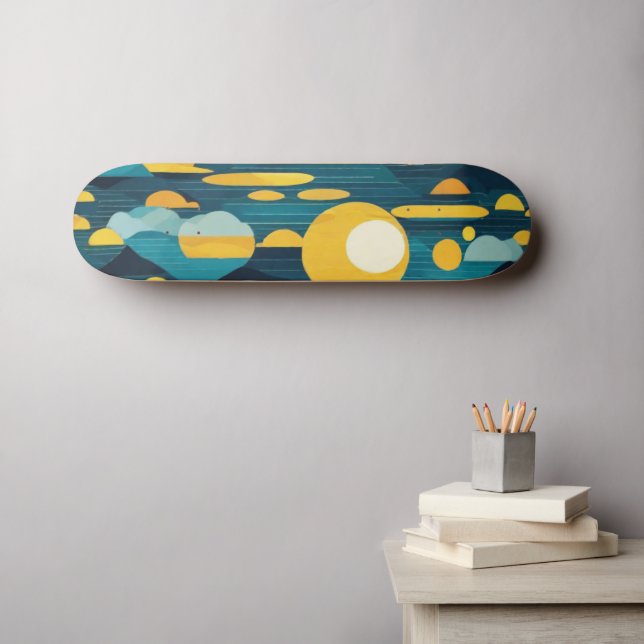 Sonnenlicht Skateboard (Wandkunst (Horz))